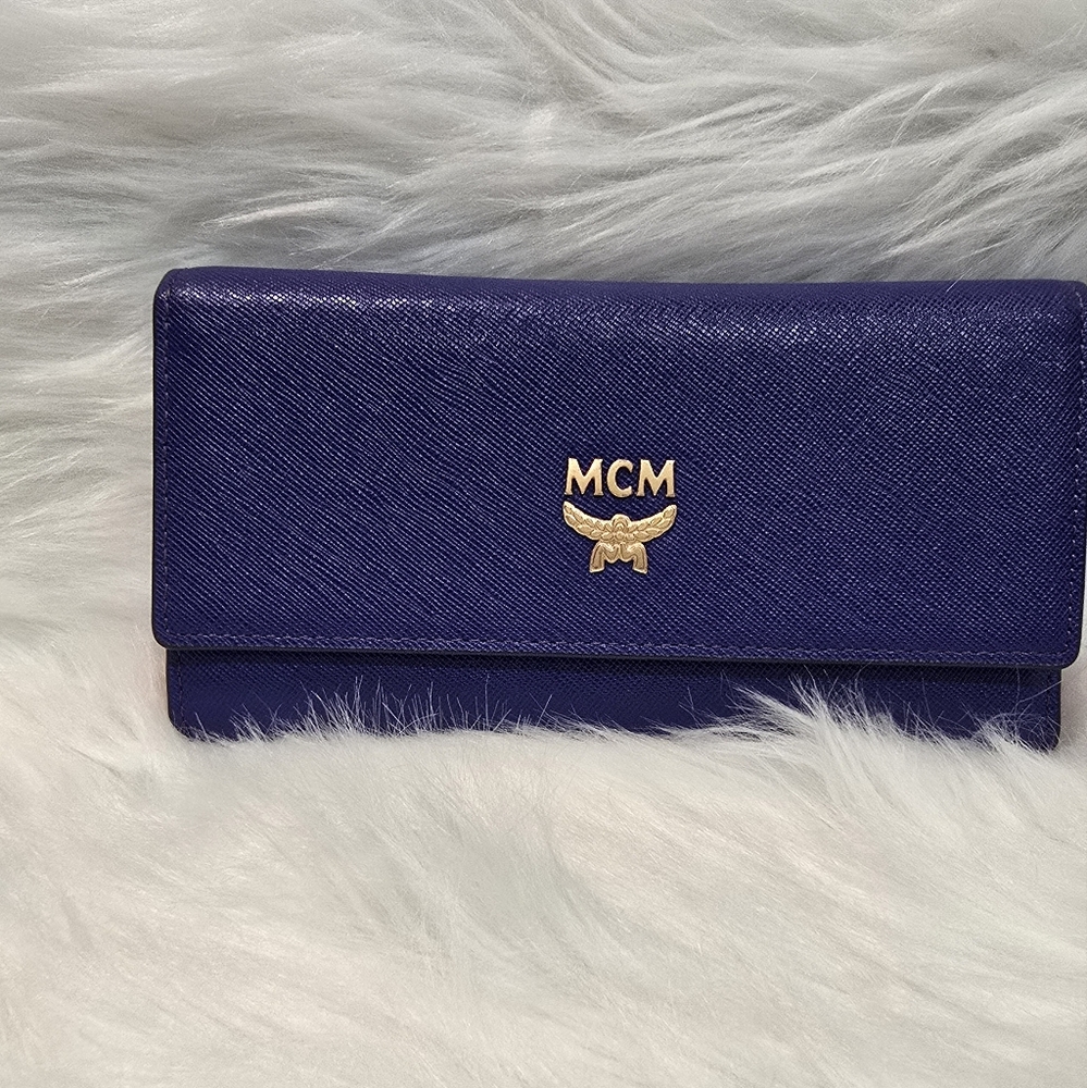 Authentic MCM Purple Women's Wallet